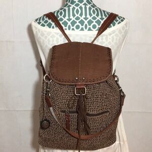 The Sak Brown and Tan Backpack